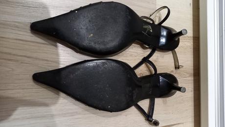 Sandalky 38 kožené nizky podpatok, 38