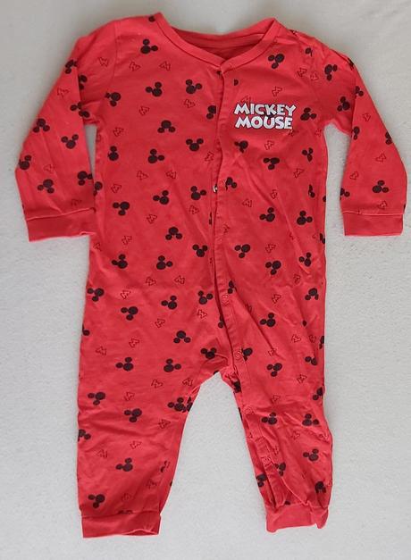 Overal bez nožičiek/pyžamko mickey mouse 86, disney,86