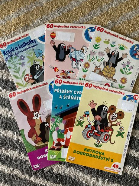 Dvd krtkova dobrodružství 6ks, 