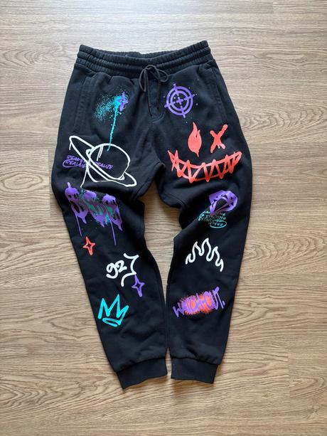 Tepláky, fishbone,m