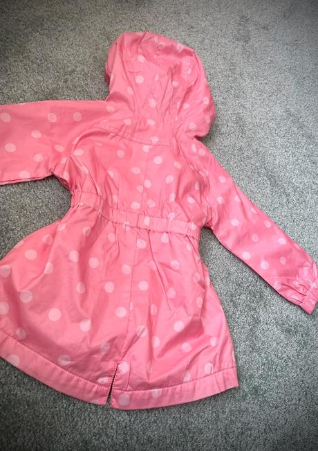 Ružová bundička s bodkami, young dimension,80