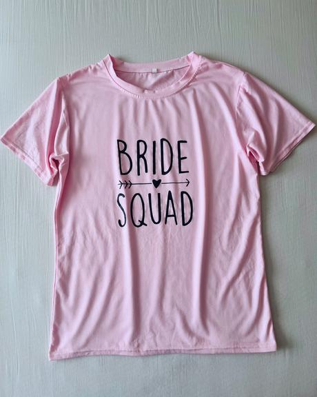 Tričko "bride squad" vel.m, m