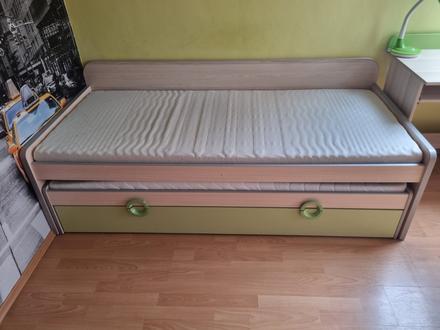 Detská nábytková zostava - posteľ s písacím stolom, šírka (cm): 80,dĺžka (cm): 190