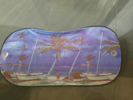 Sun protector, tienidlo na okno auta, 