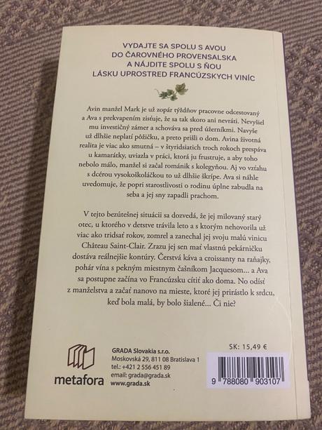 Malé vinárstvo v provensalsku román o podmanivých, 