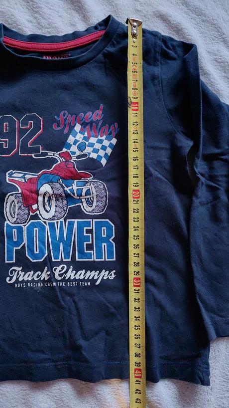 Bavlnené tričko 2 x - 4-6 rokov, lupilu,116