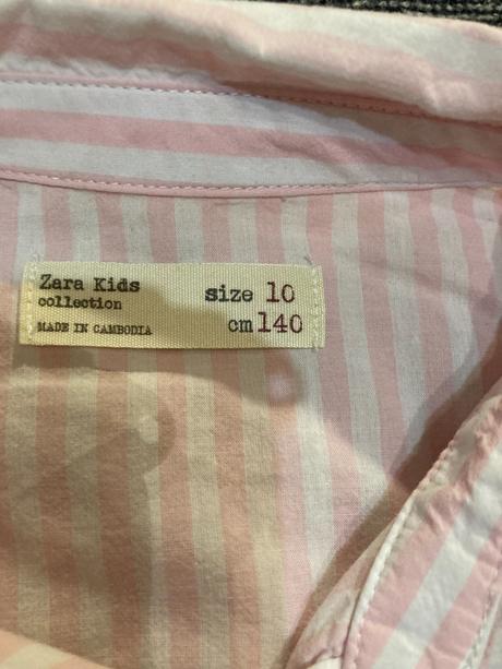 Oversized štýlová košeľa, zara,140