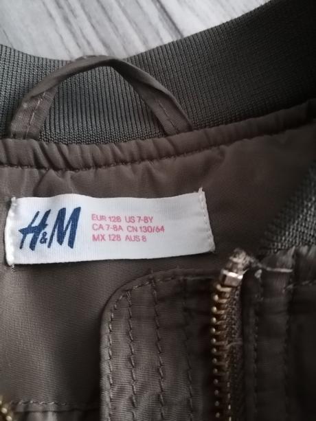 Dievčenská bombera - 128 h&m, h&m,128