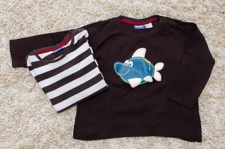 2 pack bavlnených tričiek, lupilu,86