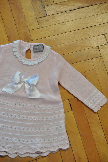 Dievčenské úpletové šaty, 62