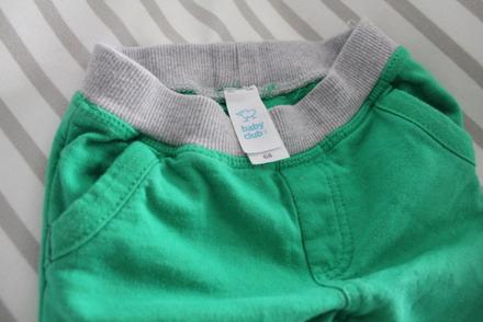 Zelene teplaky - trendy s patentom, baby club,68