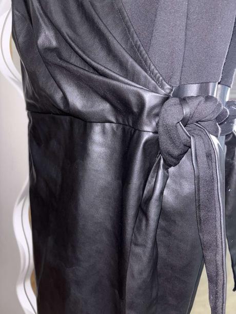 Koženkove šaty bodyflirt 40/42, bonprix,40