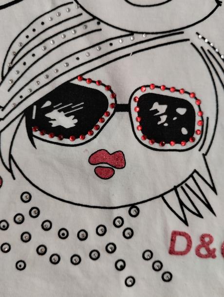 Tričko s kamienkami - darujem k nákupu, 128