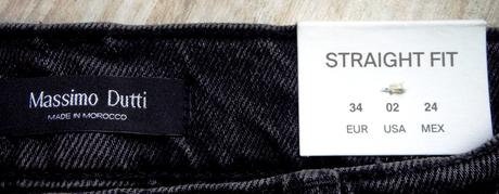 Čierne rifle massimo dutti, v. s/m, 34 - xs