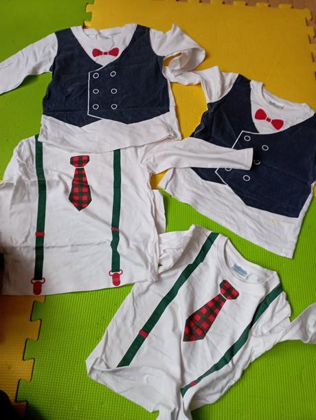 Balík oblečenia dvojičky chlapci, 86