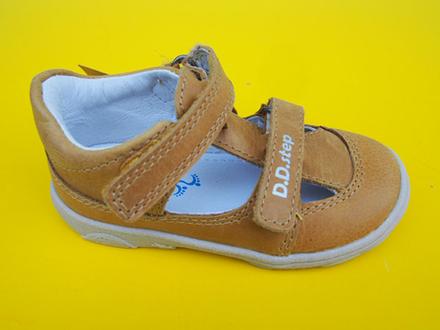 Detské barefoot kožené sandálky ddstep, d.d.step,20 - 31