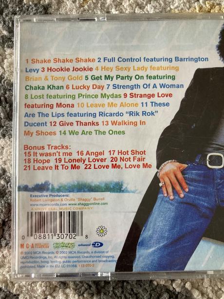 Cd shaggy lucky day +8 bonus, 