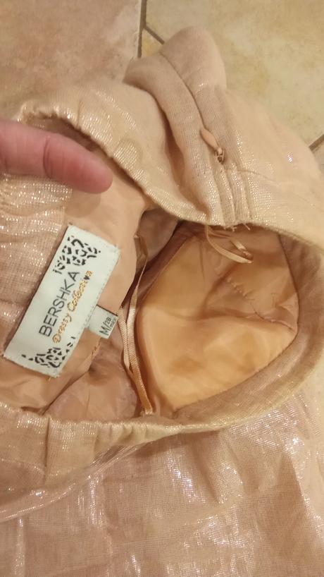 Bershka lesklé saty, bershka,m