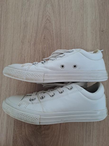 Biele kožené tenisky converse, converse,34