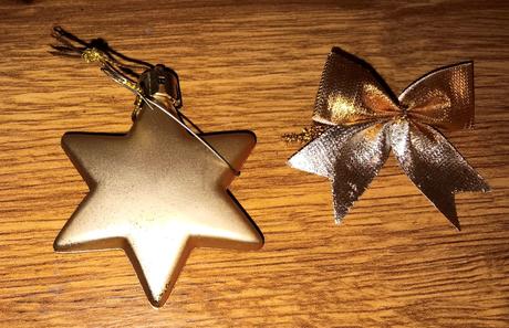 Mix zlaté ozdoby na stromček,