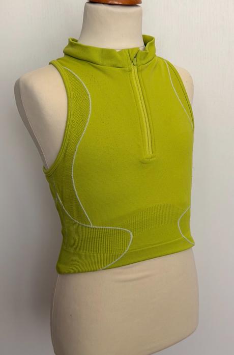 4f bezšvíkový športový crop top - podprsenka, xs