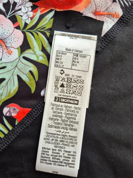 Tričko s uv ochranou, decathlon,s