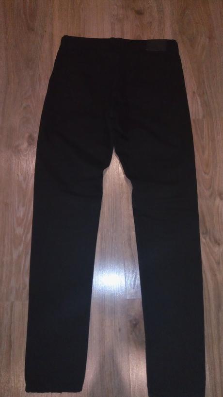 Čierne trendové jeansy, terranova,164