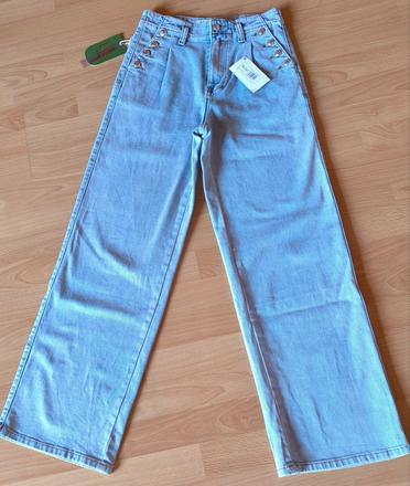 Dámske rifle s gombíkmi xs/s, xs