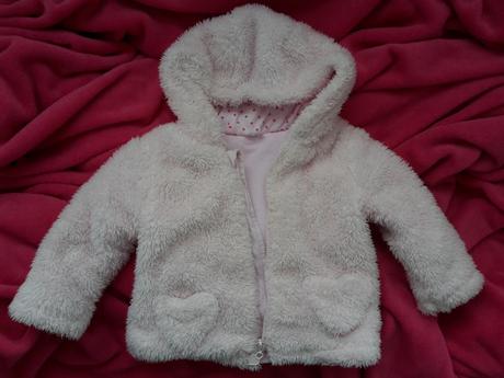 Ff máličko nosená ružová bundička, f&f,80