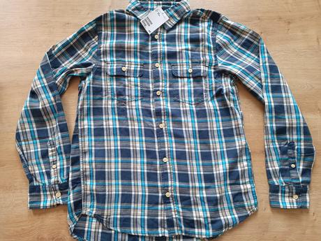 Bavlnená košeľa v 164, h&m,164