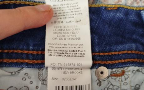 Krásne značkové rifle pepe jeans w30 l34, pepe jeans,s