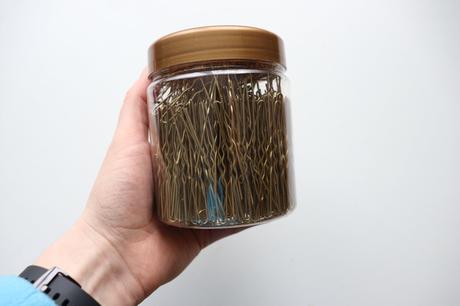 Vlásenky do vlasov profilované,zlatá, 500 gramm, 