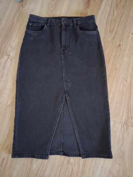 Tmavošedá riflová sukňa, esmara,38