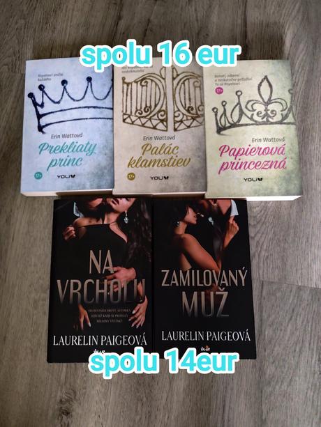 Knihy steel, benkova, vasilkova, evitovky a iné, 