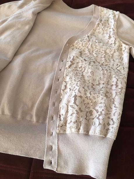 Pudrovo ruzovy obojstranný sveter, xs