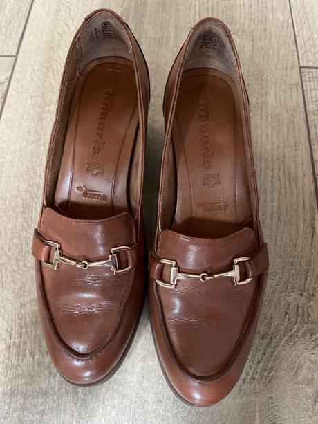 Elegantné kožené topánky tamaris, tamaris,37