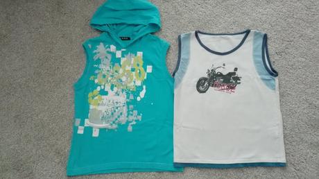 2 bezrukáv.tričká vel.-8-9 rokä128-134), george,128