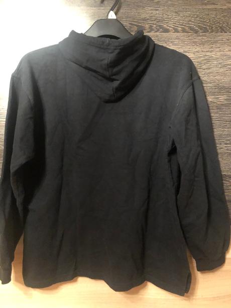 Mikina cierna s kapucnou m, m