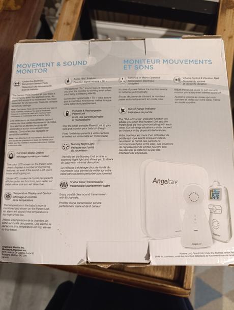 Monitor dychu, angelcare