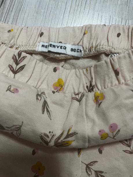 Vzorované teplaciky pre dievčatko, reserved,86