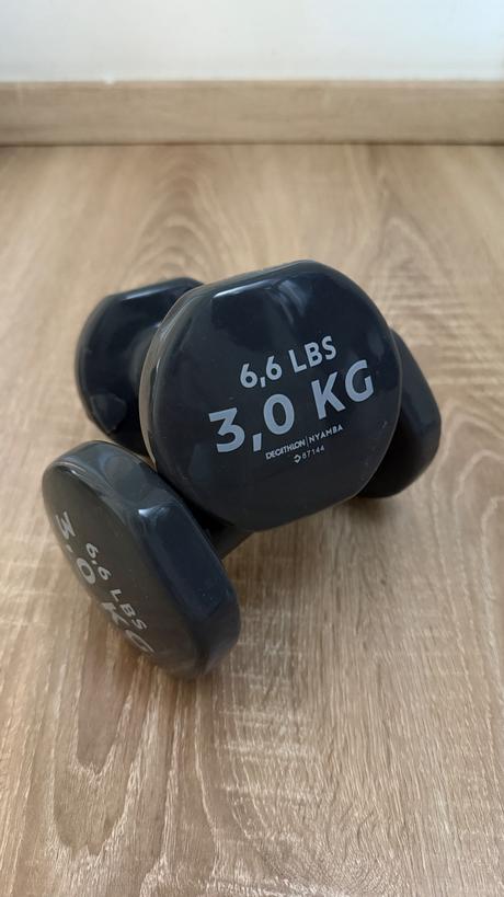 Cinky na cvicenie (2x3kg), len osobny odber ba, 