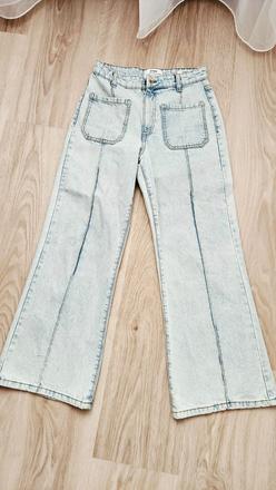 Wide leg jeans, s