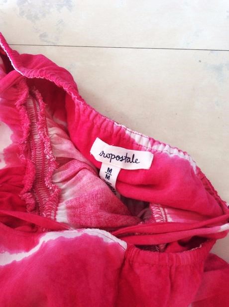 Batikované maxi šaty m/l, l