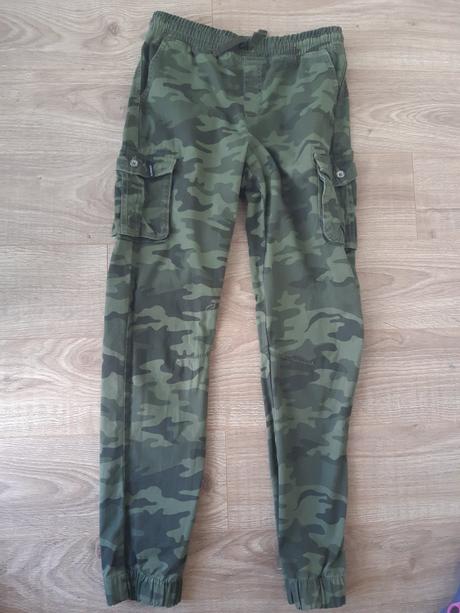 Maskáčové nohavice, terranova,164