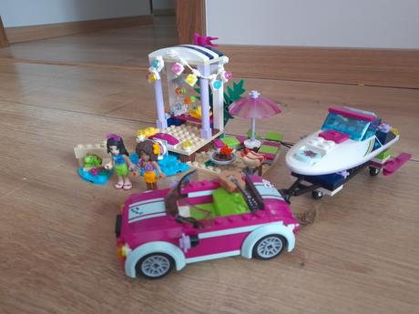 Lego friends 41316 - andrein voz s prívesom na čln, 