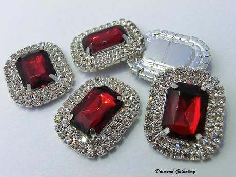 Ozdoby štrasové - rôzne farby, 