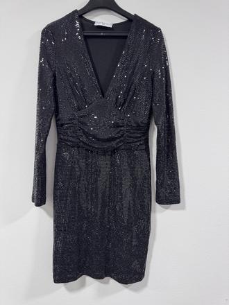 Večerné elegantné šaty glam štýl, l