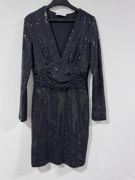 Večerné elegantné šaty glam štýl, l