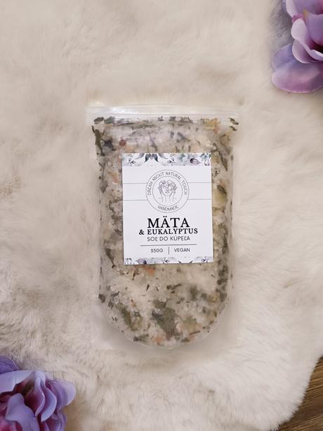 Soľ do kúpeľa - 350g/150g s esenciálnym olejom, 