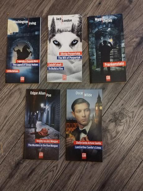 Dvojjazyčné knižky slovensky/anglicky 5x,